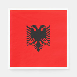 Guardanapo De Papel Bandeira da Albânia