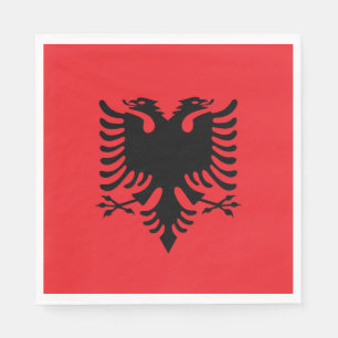 Guardanapo De Papel bandeira da Albânia