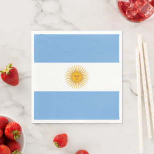 Guardanapo De Papel Bandeira da Argentina