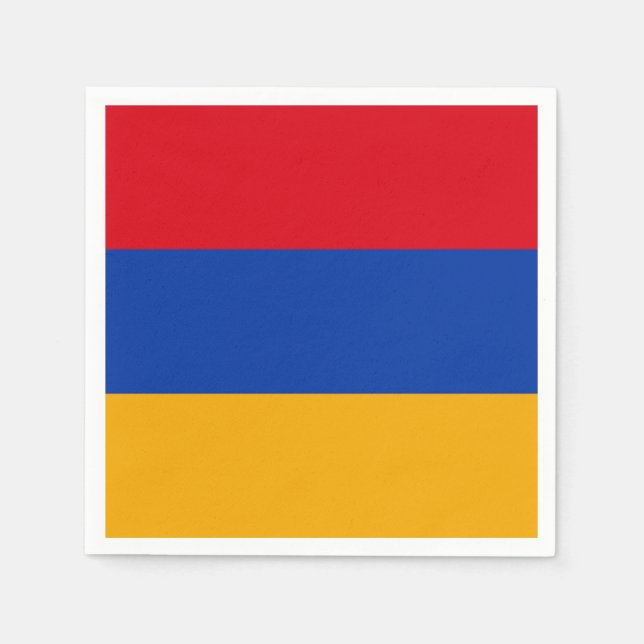 Guardanapo De Papel Bandeira da Armênia (Frente)
