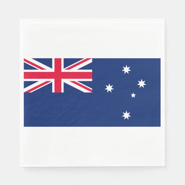 Guardanapo De Papel Bandeira da Austrália (Frente)