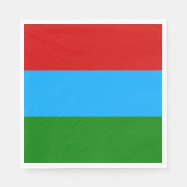Guardanapo De Papel Bandeira da Carélia (Frente)