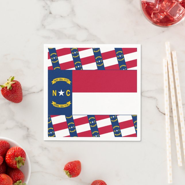 Guardanapo De Papel Bandeira da Carolina do Norte (Insitu)