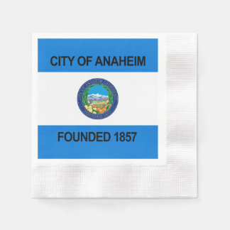 Guardanapo De Papel bandeira da cidade de Anaheim