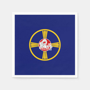 Guardanapo De Papel Bandeira da Cidade de Omaha (Nebraska)