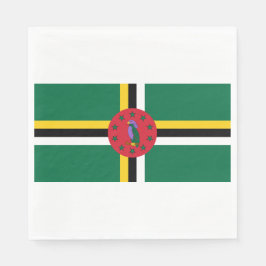 Guardanapo De Papel Bandeira da Domínica