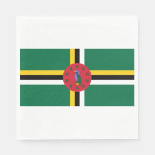 Guardanapo De Papel Bandeira da Domínica