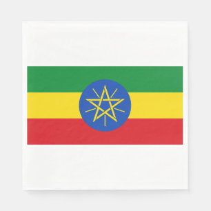 Guardanapo De Papel Bandeira da Etiópia