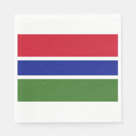 Guardanapo De Papel Bandeira da Gâmbia