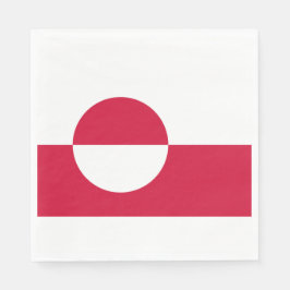 Guardanapo De Papel Bandeira da Gronelândia