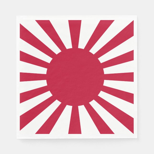 Guardanapo De Papel Bandeira da Guerra Imperial do Japão (Frente)