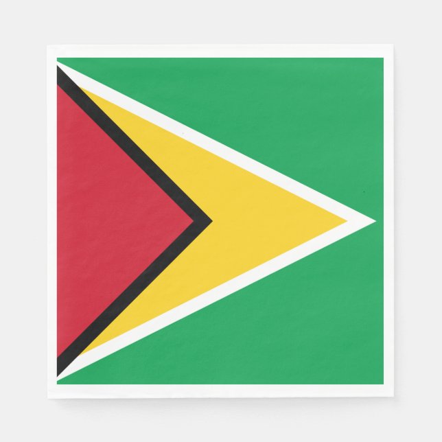 Guardanapo De Papel Bandeira da Guiana (Frente)