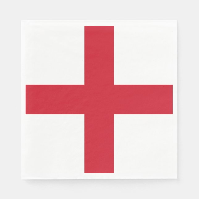 Guardanapo De Papel Bandeira da Inglaterra (Inglaterra) (Frente)