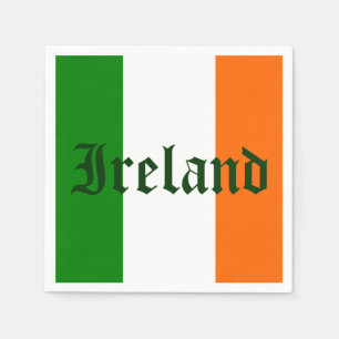 Guardanapo De Papel Bandeira da Irlanda