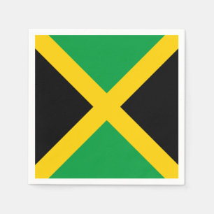 Guardanapo De Papel bandeira da Jamaica