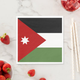 Guardanapo De Papel Bandeira da Jordânia