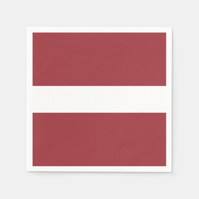 Guardanapo De Papel Bandeira da Letônia (Frente)