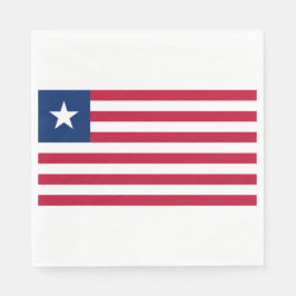 Guardanapo De Papel Bandeira da Libéria (Libéria)