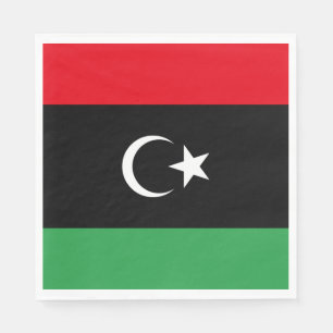 Guardanapo De Papel Bandeira da Líbia