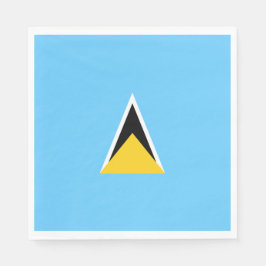 Guardanapo De Papel Bandeira da Lúcia Santo (Rua Lúcia) (Caribe)