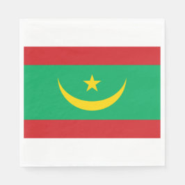 Guardanapo De Papel Bandeira da Mauritânia