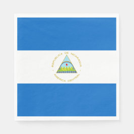 Guardanapo De Papel Bandeira da Nicarágua