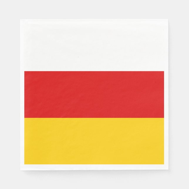 Guardanapo De Papel Bandeira da Ossétia do Sul (Frente)
