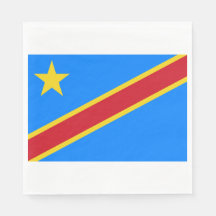 Bandeira da RDC (República Democrática do Congo)