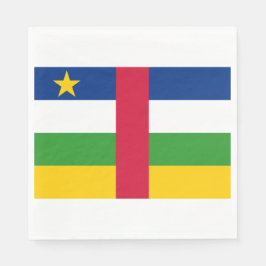 Guardanapo De Papel Bandeira da República Centro-Africana (RCA)