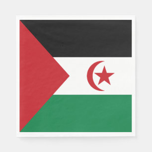 Guardanapo De Papel Bandeira da República Democrática Árabe do Sara