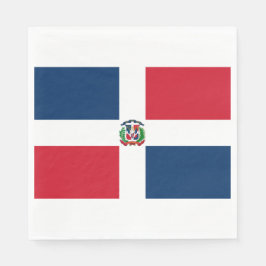 Guardanapo De Papel Bandeira da República Dominicana