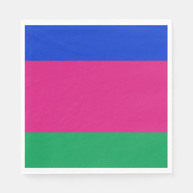 Guardanapo De Papel Bandeira da República Popular de Kuban (Frente)