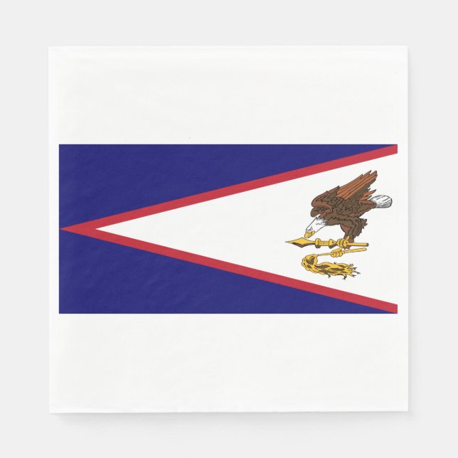 Guardanapo De Papel Bandeira da Samoa Americana (Frente)