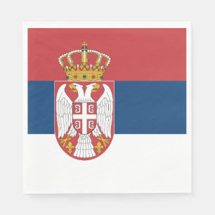 Guardanapo De Papel Bandeira da Sérvia