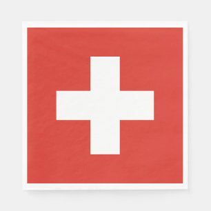 Guardanapo De Papel Bandeira da Suíça