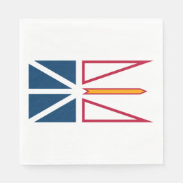 Guardanapo De Papel Bandeira da Terra Nova e Labrador (Canadá)