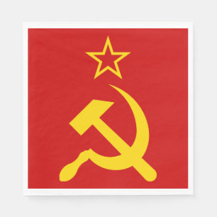 Guardanapo De Papel Bandeira da URSS - Bandeira da União Soviética