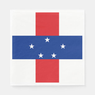 Guardanapo De Papel Bandeira das Antilhas Neerlandesas