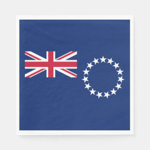 Guardanapo De Papel Bandeira das Ilhas Cook