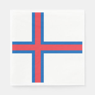 Guardanapo De Papel Bandeira das Ilhas Faroé