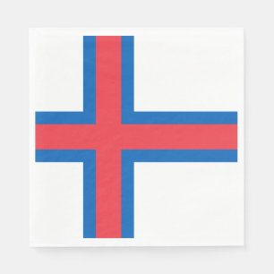 Guardanapo De Papel Bandeira das Ilhas Faroé