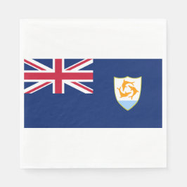 Guardanapo De Papel Bandeira de Anguilla (Caribe)