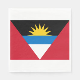 Guardanapo De Papel Bandeira de Antígua e Barbuda
