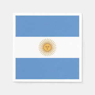 Guardanapo De Papel Bandeira de Argentina