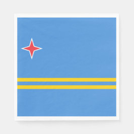 Guardanapo De Papel Bandeira de Aruba