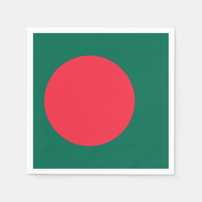 Guardanapo De Papel Bandeira de Bangladesh (Frente)