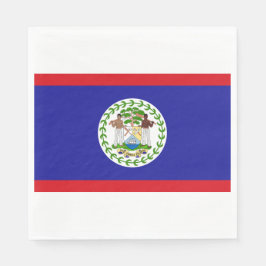 Guardanapo De Papel Bandeira de Belize