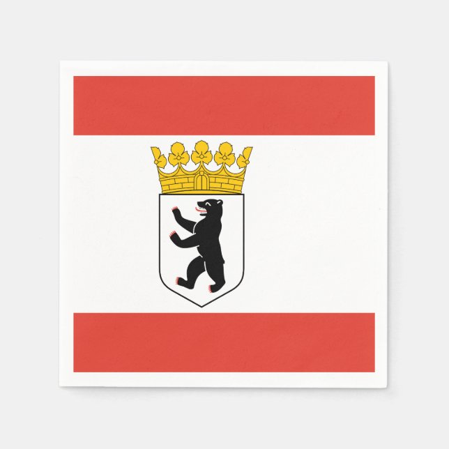 Guardanapo De Papel Bandeira de Berlin Napkins (Frente)