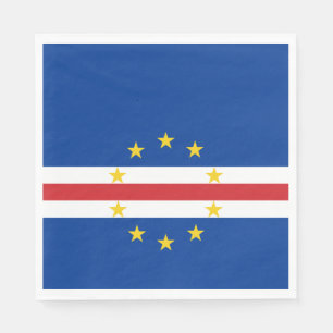 Guardanapo De Papel Bandeira de Cabo Verde