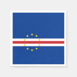 Guardanapo De Papel Bandeira de Cabo Verde (Cabo Verde)